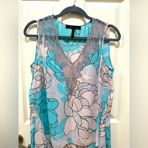 BCBGMaxAzria women blue blouse